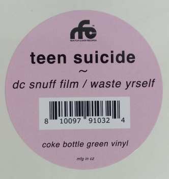 LP Teen Suicide: Waste Yrself / DC Snuff Film CLR 341312