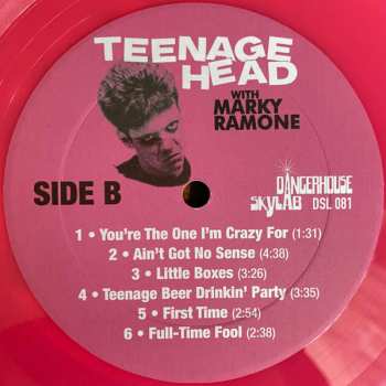 LP Teenage Head: Teenage Head With Marky Ramone CLR 526182