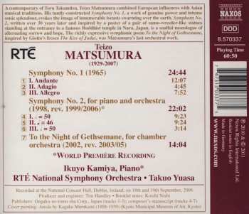 CD Teizo Matsumura: Symphonies Nos. 1 And 2 / To The Night Of Gethsemane 315153
