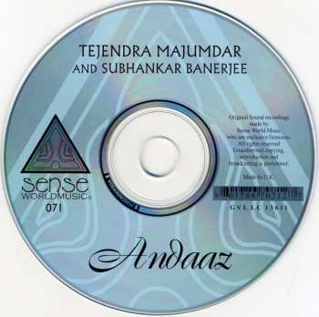 CD Tejendra Majumdar: Andaaz 271540