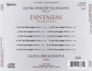 CD Georg Philipp Telemann: Fantasias (For Solo Violin) 437149