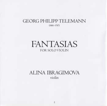 CD Georg Philipp Telemann: Fantasias (For Solo Violin) 437149