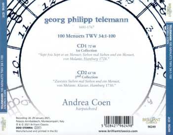 2CD Georg Philipp Telemann: 100 Menuets (TWV 34:1-100) 445375