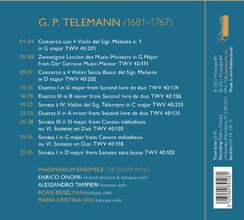 CD Georg Philipp Telemann: Works For Violins Without Bass 446317