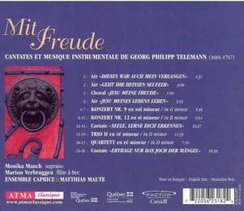 CD Georg Philipp Telemann: Mit Freude 451380