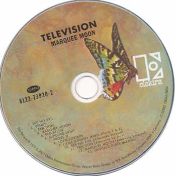 CD Television: Marquee Moon 22886