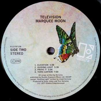 LP Television: Marquee Moon 22887
