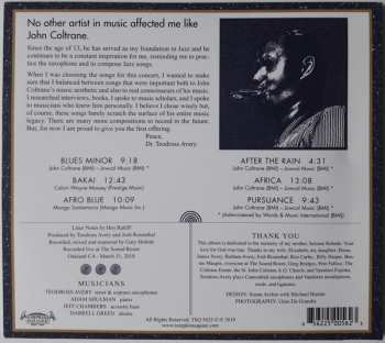 CD Teodross Avery: After The Rain: A Night For Coltrane 108835