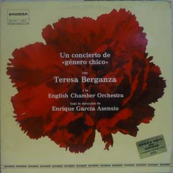 Album Teresa Berganza: Un Concierto De "Género Chico"