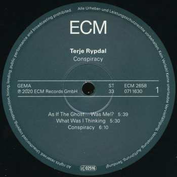 LP Terje Rypdal: Conspiracy 76391