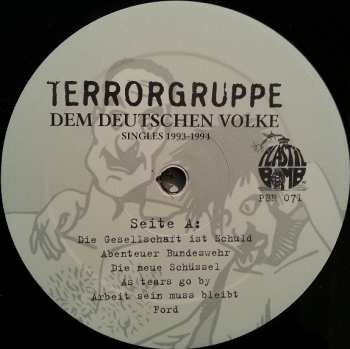 LP Terrorgruppe: Dem Deutschen Volke - Singles 1993-1994 74034