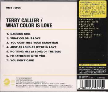 CD Terry Callier: What Color Is Love LTD 533371