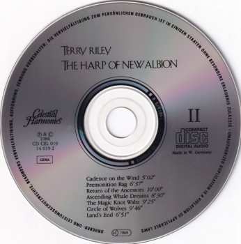 2CD Terry Riley: The Harp Of New Albion 359265