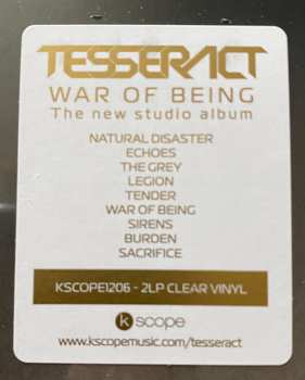 2LP Tesseract: War of Being CLR | LTD 511592