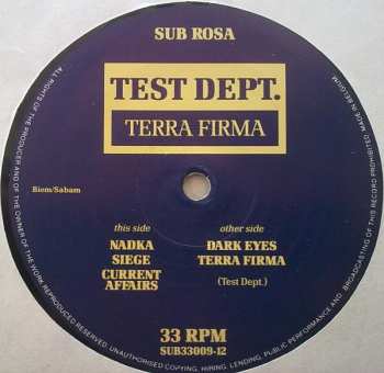 LP Test Dept.: Terra Firma