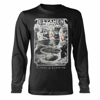 Merch Testament: Tričko S Dlouhým Rukávem Titans Of Creation (grey) Europe 2020 Tour