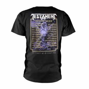 Merch Testament: Tričko Titans Of Creation (colour) Europe 2020 Tour S