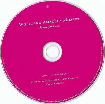 CD Teunis van der Zwart: Mozart: Music For Horn  309147