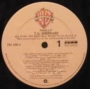 LP T.G. Sheppard: Finally! 521111