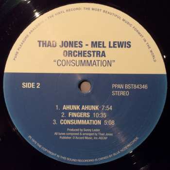 LP Thad Jones & Mel Lewis: Consummation LTD 78590