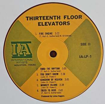 2LP 13th Floor Elevators: The Psychedelic Sounds Of The 13th Floor Elevators LTD | CLR 446780