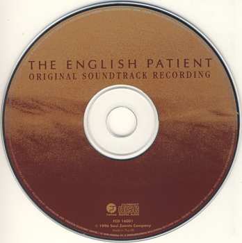 CD The Academy Of St. Martin-in-the-Fields: The English Patient (Original Soundtrack Recording) 193068