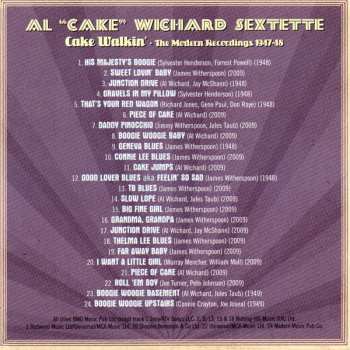CD The Al Wichard Sextette: Cake Walkin' The Modern Reccordings 1947-48 273483