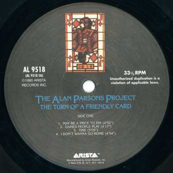 LP The Alan Parsons Project: The Turn Of A Friendly Card 64537