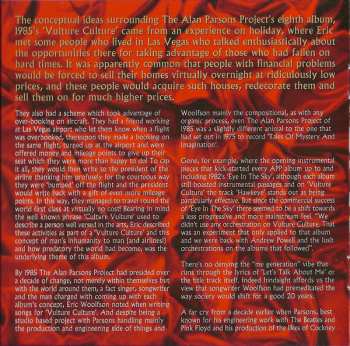CD The Alan Parsons Project: Vulture Culture 39282