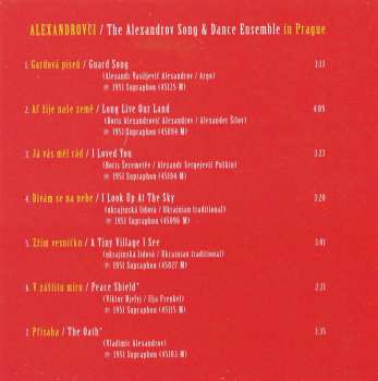 CD The Alexandrov Red Army Ensemble: The Alexandrov Song & Dance Ensemble In Prague 1515