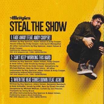 CD The Allergies: Steal The Show 100875