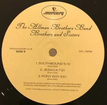 LP The Allman Brothers Band: Brothers And Sisters 389791