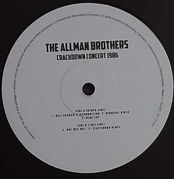 2LP The Allman Brothers Band: Crackdown Concert 1986 388510