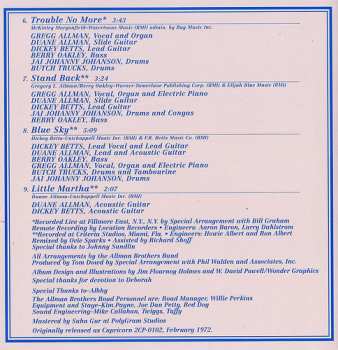 CD The Allman Brothers Band: Eat A Peach