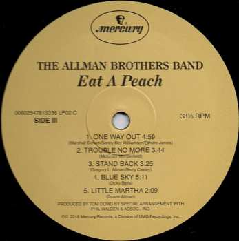 2LP The Allman Brothers Band: Eat A Peach 406214
