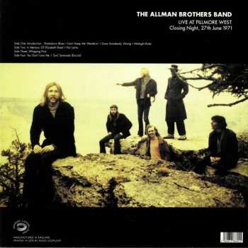 2LP The Allman Brothers Band: Live At Fillmore West (Closing Night 27th June 1971) 484757