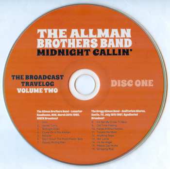 4CD The Allman Brothers Band: Midnight Callin' - The Broadcast Travelog Volume Two 434242