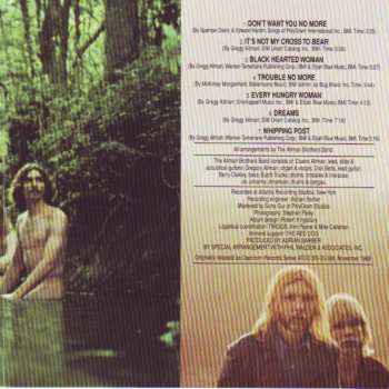 CD The Allman Brothers Band: The Allman Brothers Band 1796