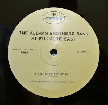 2LP The Allman Brothers Band: The Allman Brothers Band At Fillmore East 2947