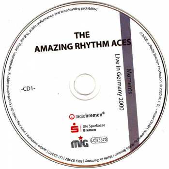 2CD The Amazing Rhythm Aces: Moments - Live In Germany 2000 94404