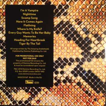 CD The Amazing Snakeheads: Amphetamine Ballads