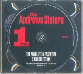 3CD The Andrews Sisters: The Absolutely Essential 3 CD Collection 430830