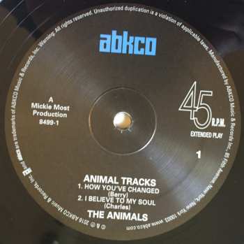 EP The Animals: Animal Tracks LTD 227885