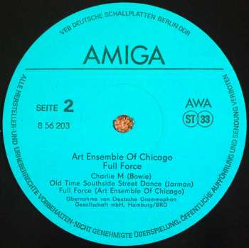 LP The Art Ensemble Of Chicago: Full Force 322390