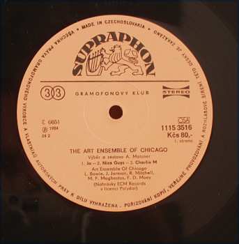 LP The Art Ensemble Of Chicago: The Art Ensemble Of Chicago 100470