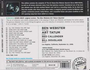 CD The Art Tatum - Ben Webster Quartet: Ben Webster - Art Tatum Quartet 337647