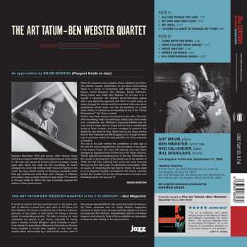 LP The Art Tatum - Ben Webster Quartet: The Art Tatum - Ben Webster Quartet LTD | CLR 60135
