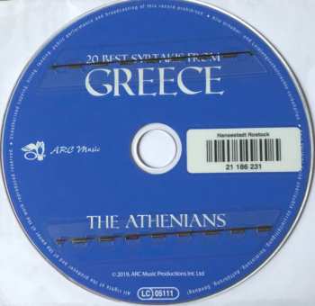 CD The Athenians: 20 Best  Syrtakis From Greece 475784