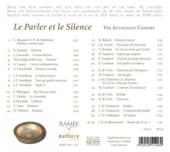 CD The Attaignant Consort: Le Parler et le Silence 474111