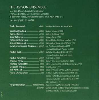 2CD The Avison Ensemble: Il Cimento Dell'Armonia E Dell'Inventione, Opus 8 (Including 'Le Quattro Stagioni') 321281